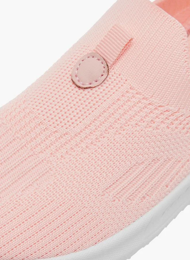 Oaklan by Shoexpress PINK Girls by Shoexpress Pull Tab Detail Slip-On Sports Shoes for Women | Best Price UAE