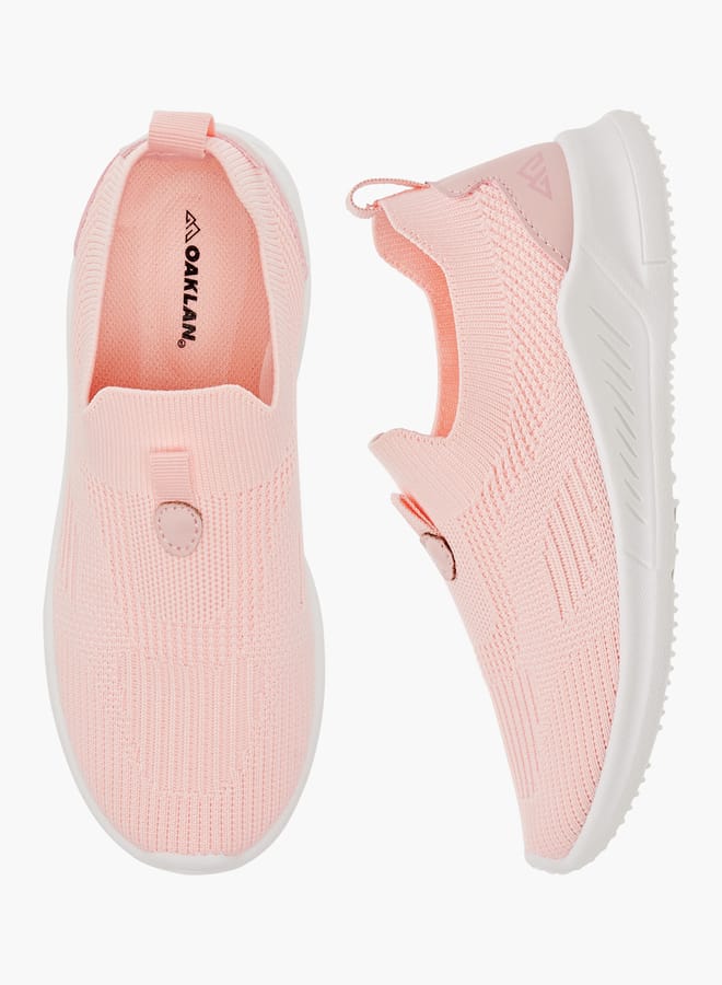 Oaklan by Shoexpress Girls by Shoexpress Pull Tab Detail Slip-On Sports Shoes  - Image 1