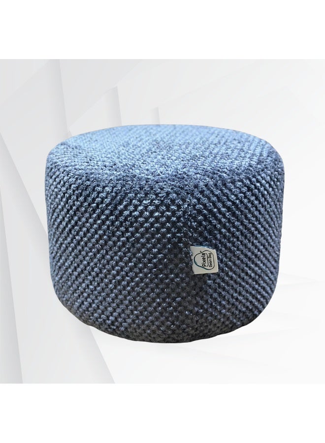 PixelsBeanBag Round Ottoman, for Living Room and Bedroom - Image 2
