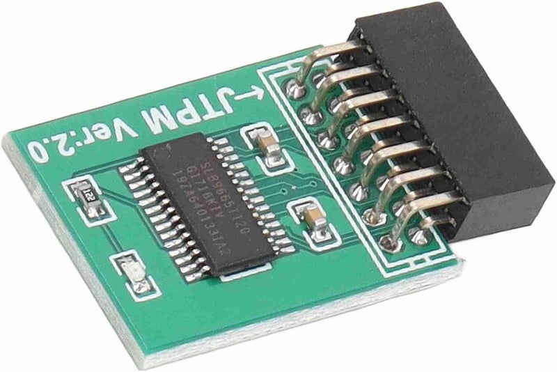 TPM 2.0 Module, Strong Encryption, 14 Pin Interface, Green - Enhanced Security, Broad Compatibility, Ideal for 11 PCs - Image 4