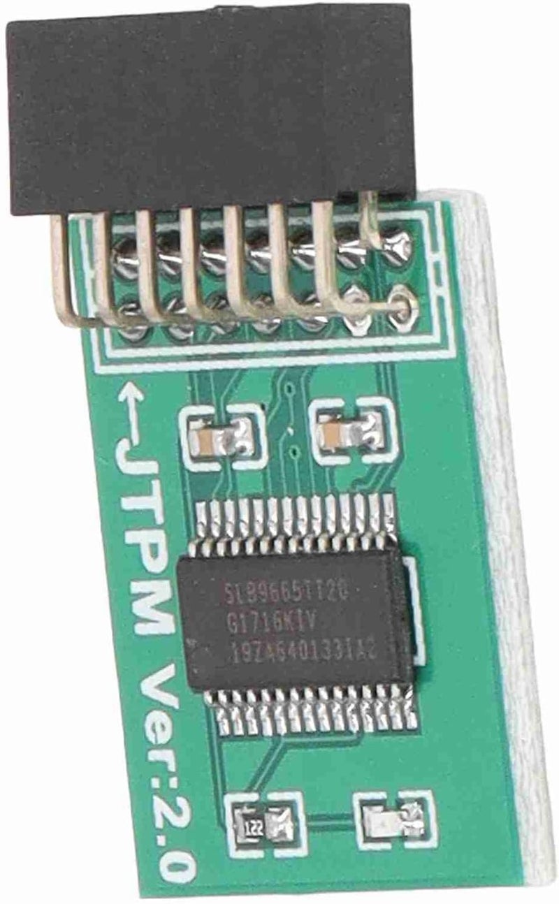 TPM 2.0 Module, Strong Encryption, 14 Pin Interface, Green - Enhanced Security, Broad Compatibility, Ideal for 11 PCs - Image 3