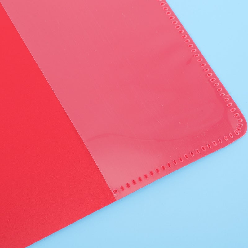 12 pcs Transparent Loose Leaf Sheet Cover A4 Paper File Paper Binder Portable Binder Organizer for Office - Image 2