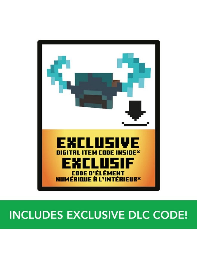 MINECRAFT Mattel Minecraft Mini Mode Playset, Rise of the Warden Set with 2 Minis including Steve & Warden Figures & DLC Code - Image 3