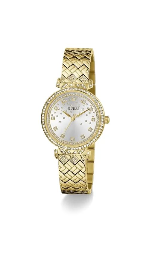 جس GUESS Analog Silver Dial Women's Watch-GW0763L2