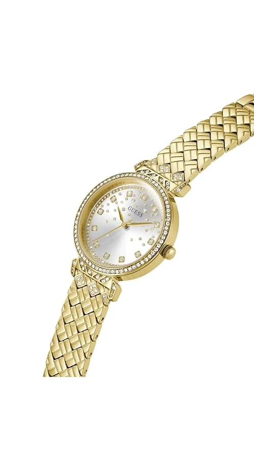 جس GUESS Analog Silver Dial Women's Watch-GW0763L2