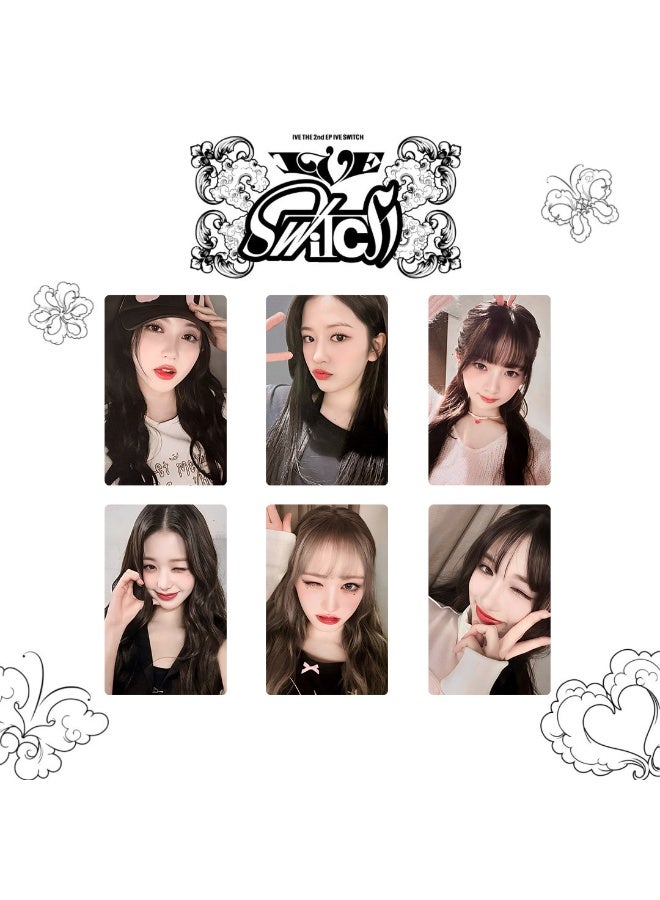 NIBEMINENT 6 Pcs Kpop IVE Switch sw Lomo Cards Card For Fans Collection Gifts - Image 1