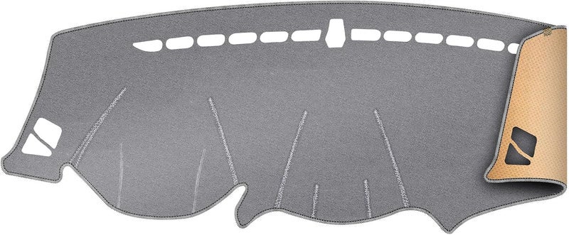 KEYOOG Dashboard Cover Dash Mat Fit for 2015-2010 Hy-undai Tucson,2015 IX35 (for Left Hand Drive),Car Dash Board Mat Anti-Glare Carpet,Non-Slip Pad Sunshield Protector (Grey) - Image 1