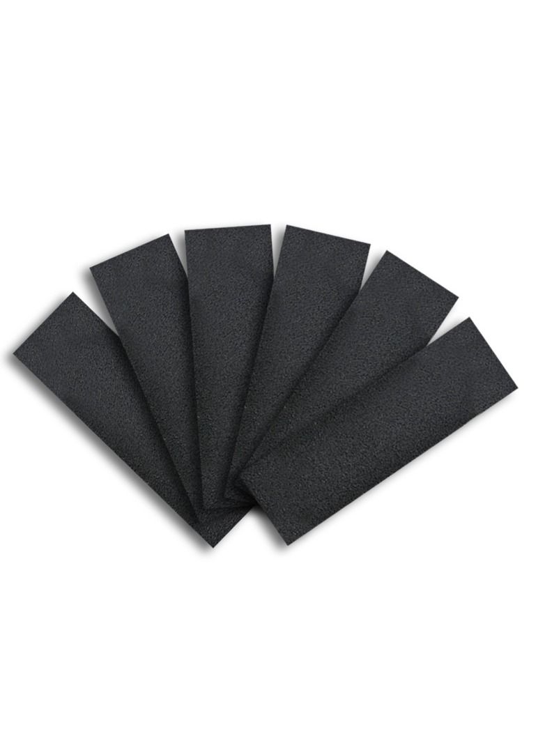 K RANGE 50 Pcs White 80 Grit Disposable Pedicure File Refill Pads, Callus Remover - Image 1