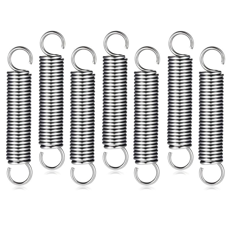 7 Pcs Small Extension Springs Dual Hook Ends For DIY Crafting Home Repairs - Image 1