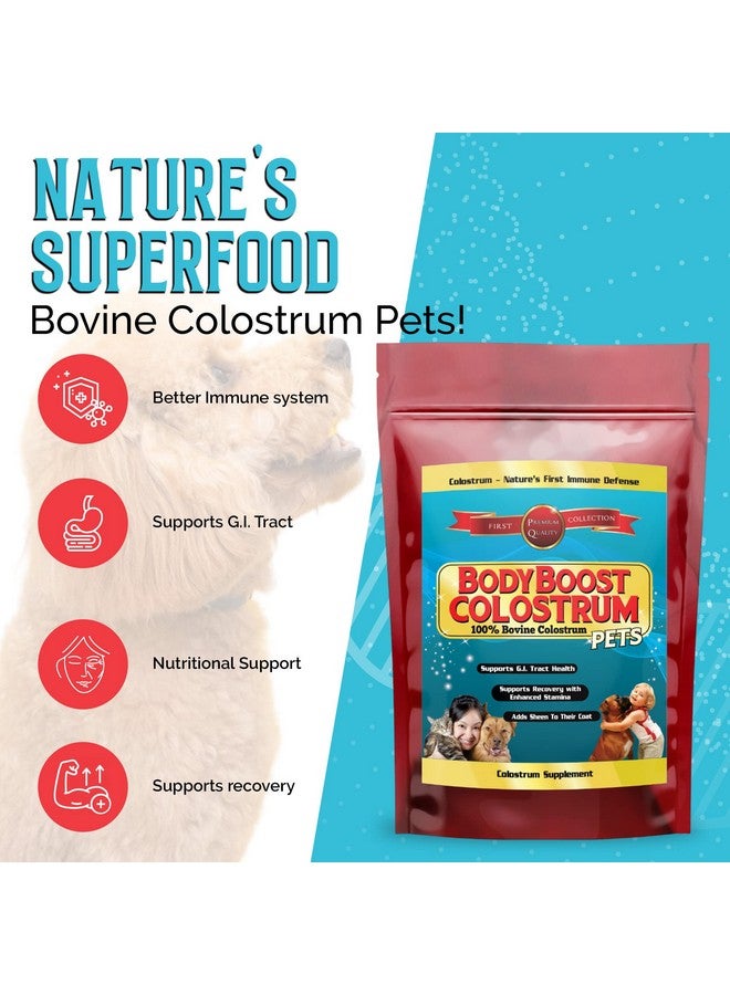 BodyBoost Bovine Colostrum for Dogs and Cats, Organic Immune Support Supplement for Allergy and Itch Relief, Grass Fed Colostrum Powder for Pets, Dog Gut Health, All Ages, 8 oz - Image 3