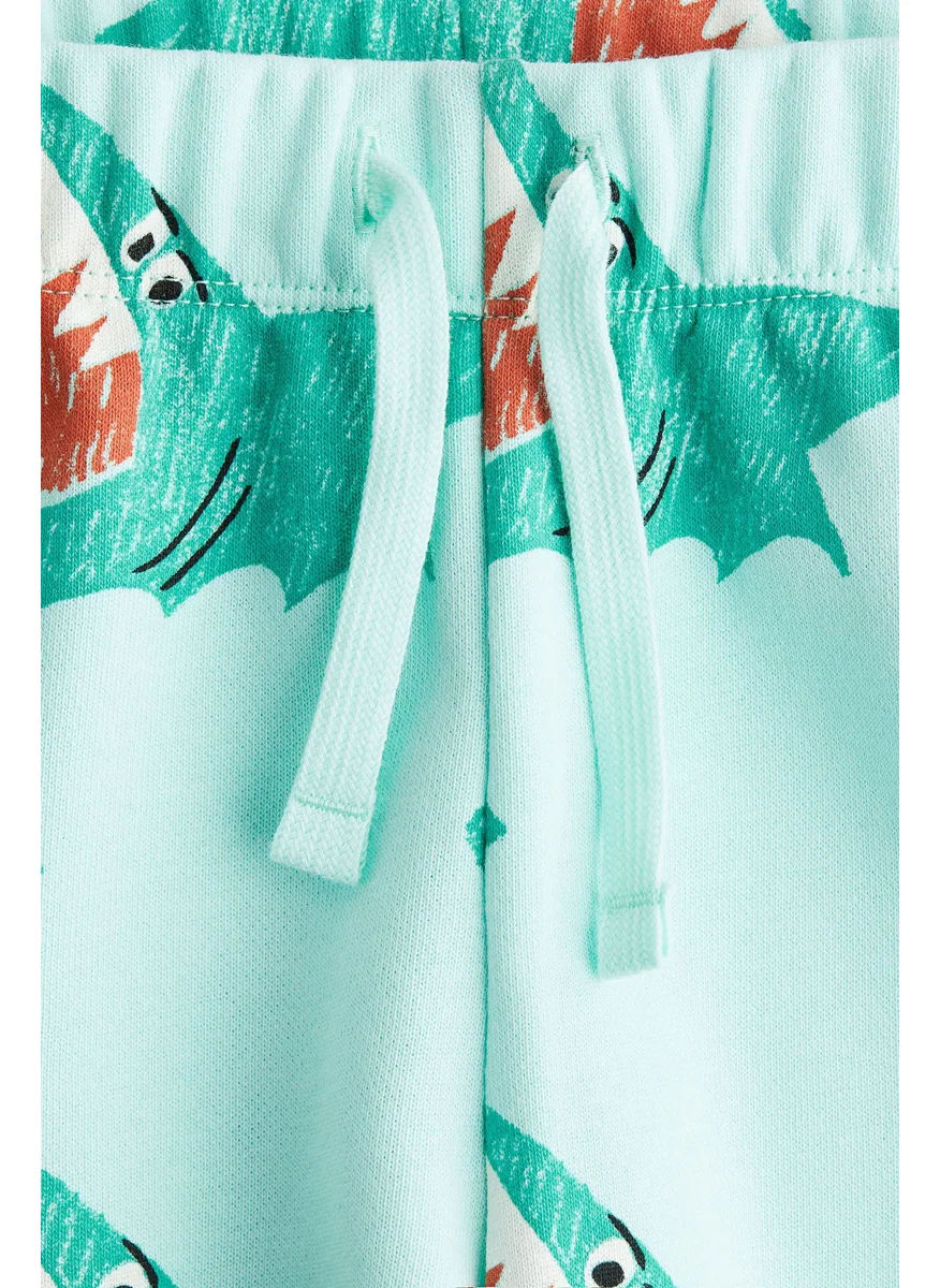 H&M Printed Sweatshorts