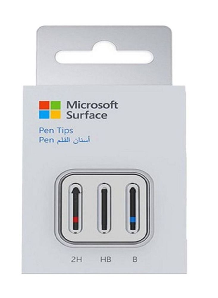 Microsoft Surface Pen Tips Kit With 2H HB B Refill Replacement Black for Microsoft Surface Pro 5 4 Book Laptop Nib - Image 1