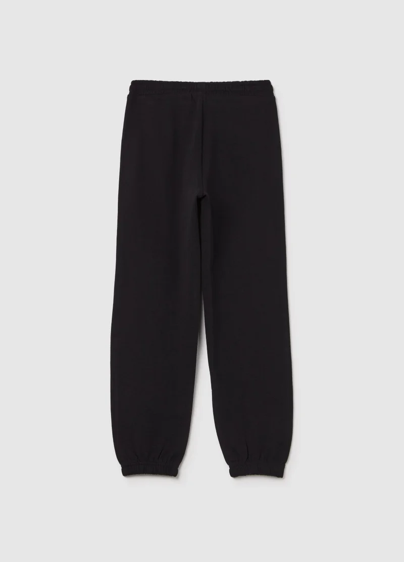 او في اس Joggers With Drawstring And ''Cambridge� Print