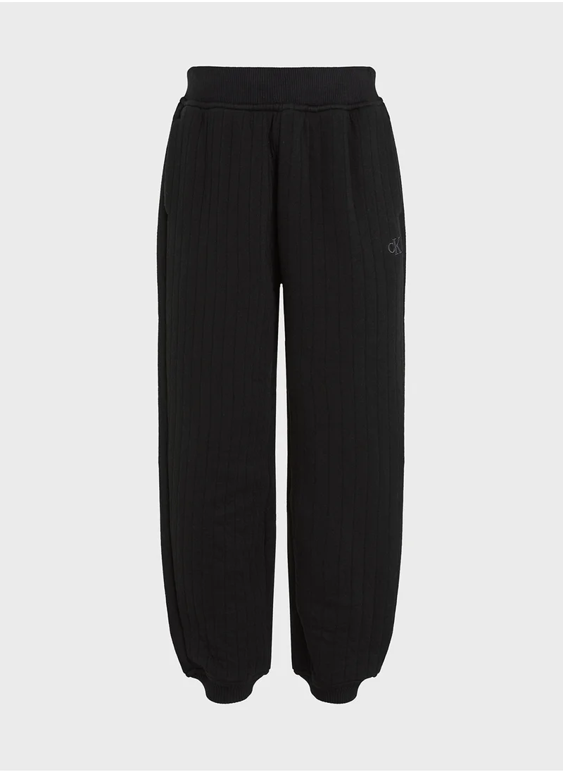 Calvin Klein Jeans Kids Quilted Sweatpants