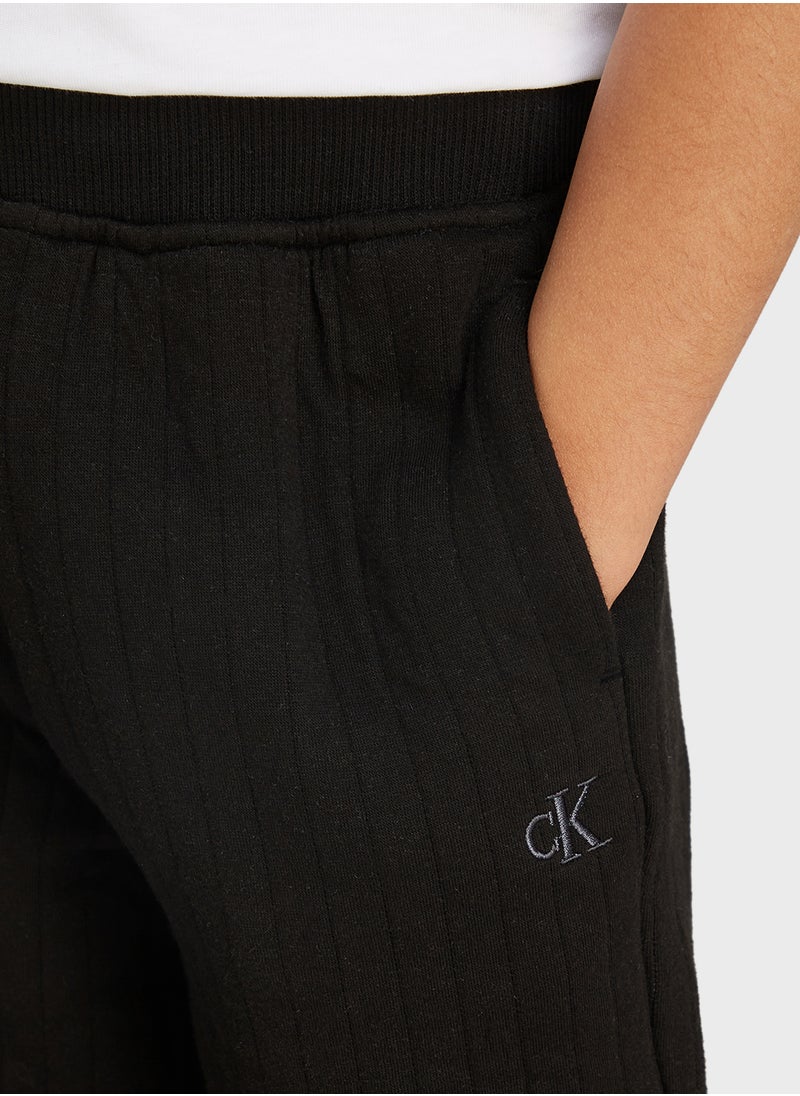 Calvin Klein Jeans Kids Quilted Sweatpants  - Image 3
