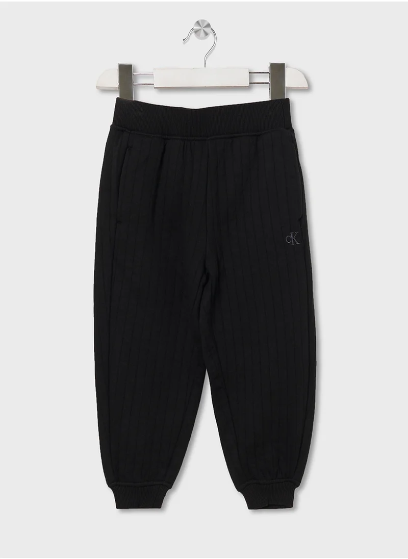 Calvin Klein Jeans Kids Quilted Sweatpants