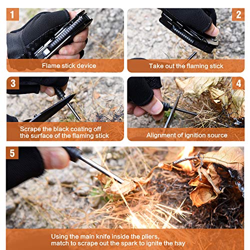 ForChic 15 in 1 Multitool Pliers, Universal Gift for Men - Stocking Stuffers, Christmas Gifts for Him, Husband, Boyfriend or Grandpa - Image 5