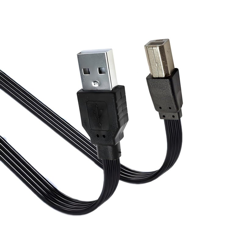 Printer Scanner Cable USB to B Interfaces Enhancing Signals Stability Texture Suitable for Various Devices Type B Cable - Image 4