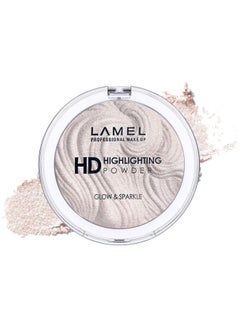 LAMEL Hd Highlighting Face Powder Natural Glow & Subtle Shimmer Finish Baked Blendable Pigmented Formula Longlasting & Faderesistant Wear 401 12G/0.42 Oz  - Image 1