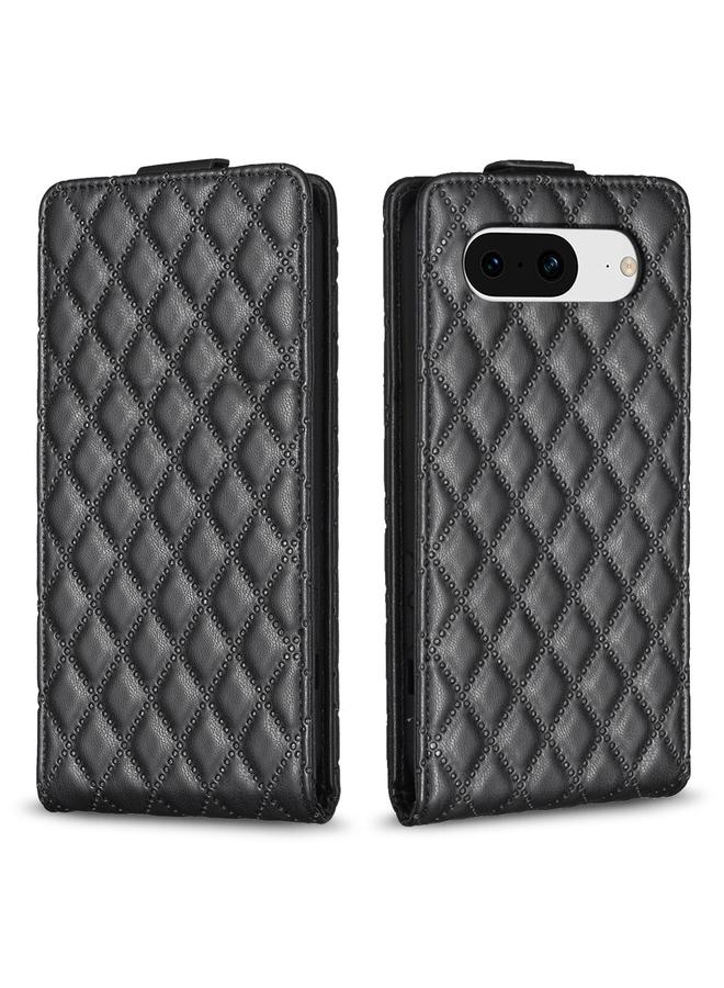 Green Tiger Case For Google Pixel 8 Diamond Lattice Vertical Flip Leather Phone Case - Image 1