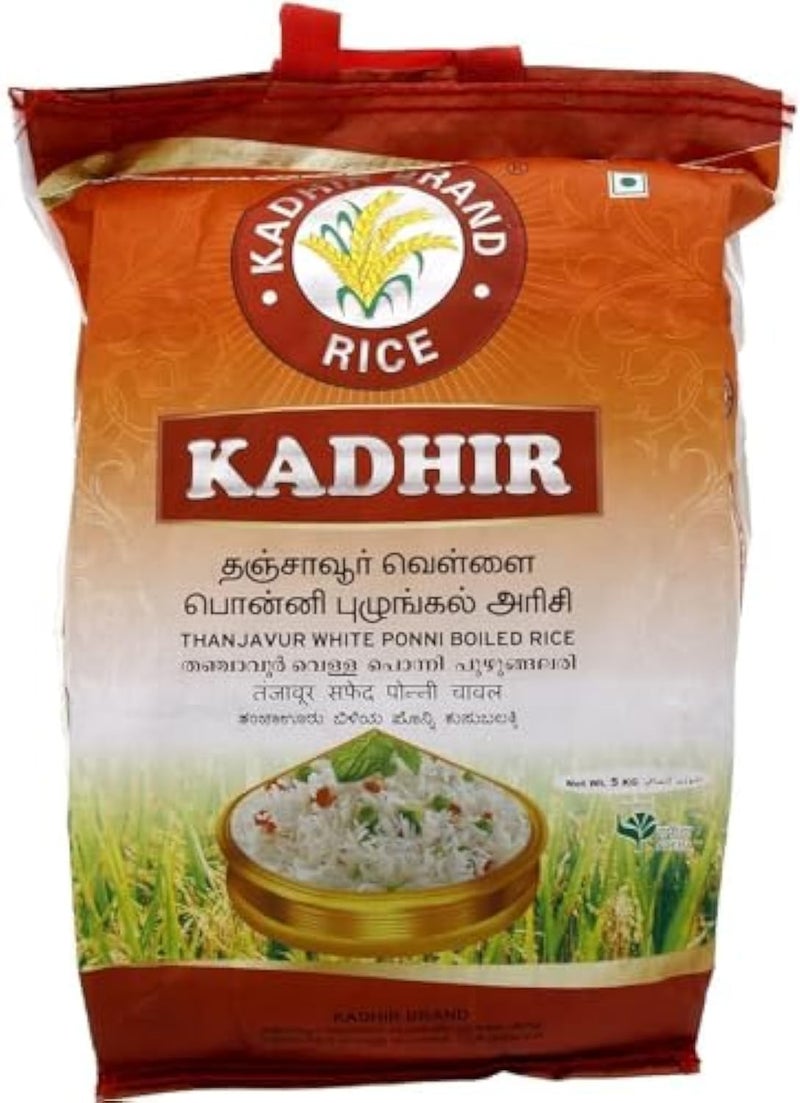 Kadhir Thanjavur White Ponni Boiled Rice 5kg
