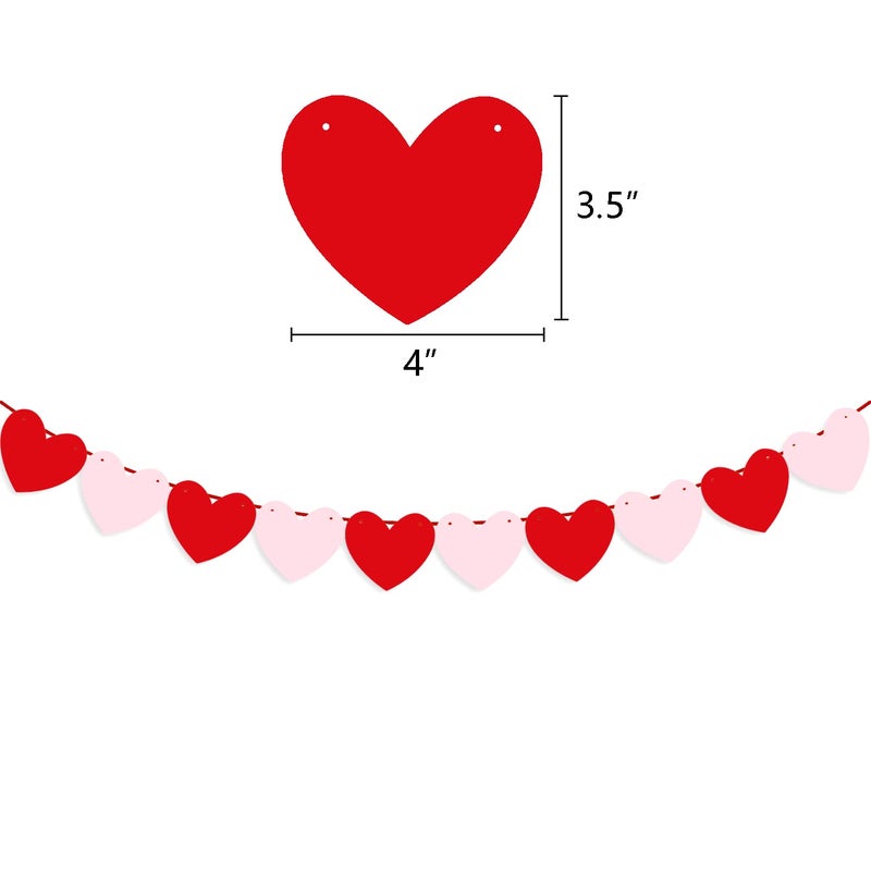 VOBRAMY MATTTIME Valentine's Day Little Sweetheart Banner Hanging Garland Baby Shower Girl First Birthday Party Decoration - Image 3