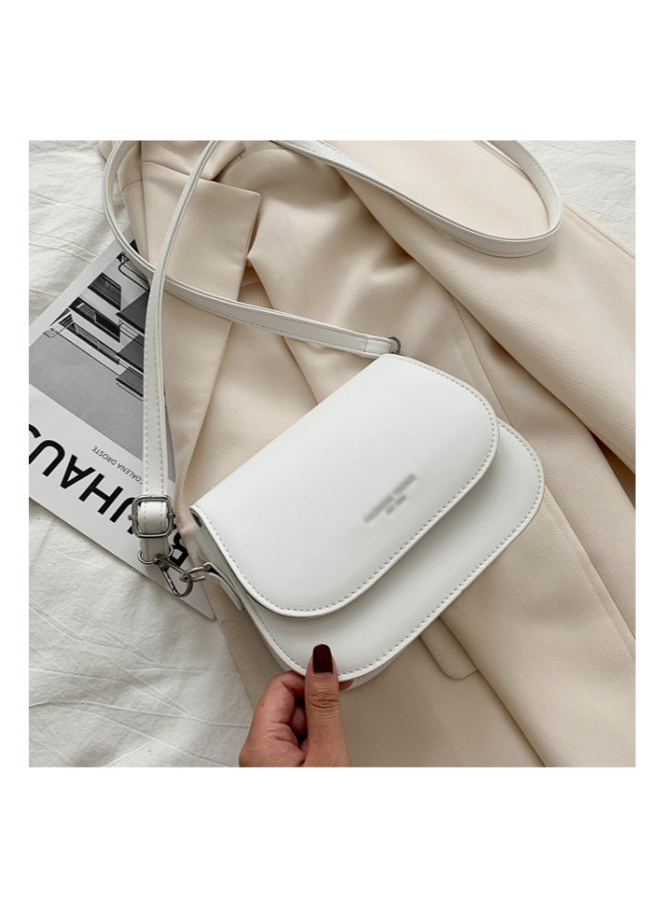 Women's Simple and Fashionable Shoulder Bag, Ladies PU Leather Crossbody Bag Sling Bag Side Bag Carry Bag, Portable Mobile Phone Bag Small Bag Satchel Bag Coin Purse for Girls/College Students - Image 1