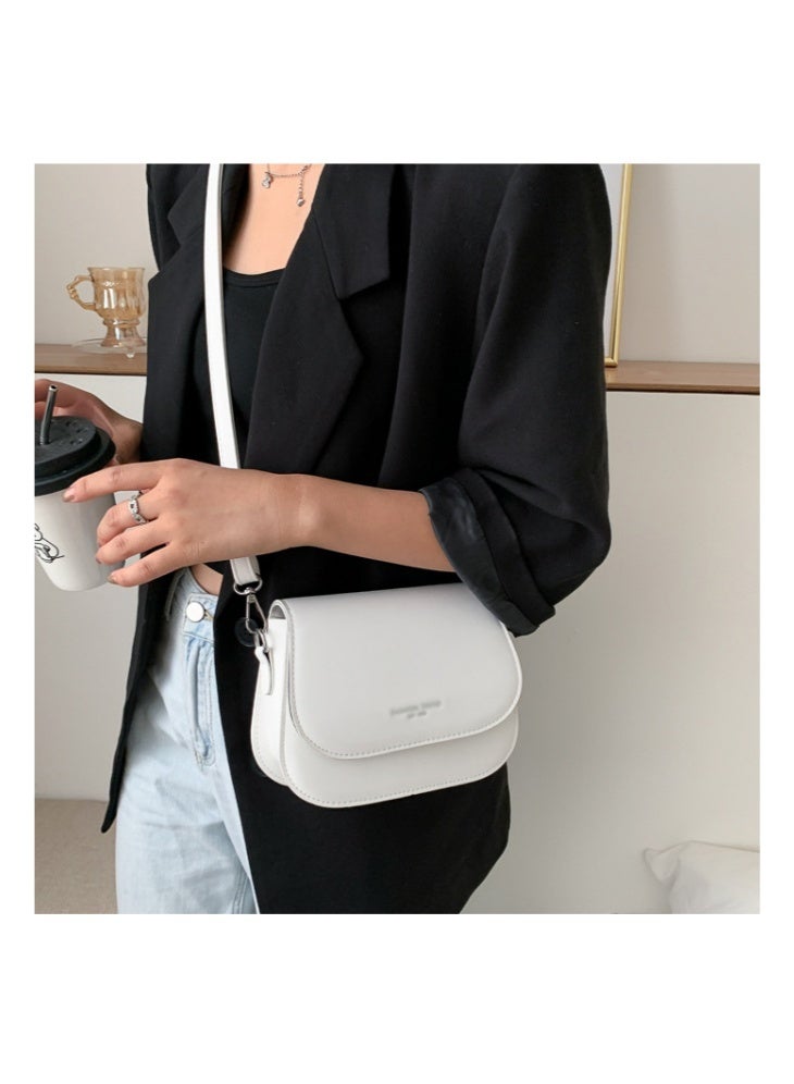 Women's Simple and Fashionable Shoulder Bag, Ladies PU Leather Crossbody Bag Sling Bag Side Bag Carry Bag, Portable Mobile Phone Bag Small Bag Satchel Bag Coin Purse for Girls/College Students - Image 2