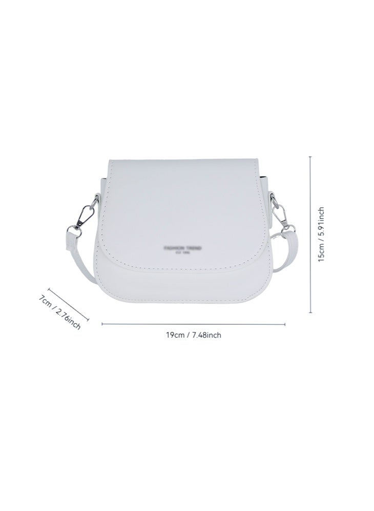 Women's Simple and Fashionable Shoulder Bag, Ladies PU Leather Crossbody Bag Sling Bag Side Bag Carry Bag, Portable Mobile Phone Bag Small Bag Satchel Bag Coin Purse for Girls/College Students - Image 5