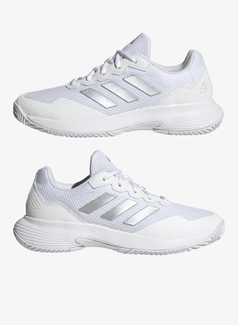 adidas حذاء تنس نسائي جيم كورت  أبيض