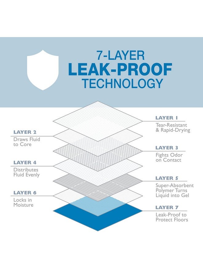 four paws 10 Count Wee-Wee Febreze Absorbent Pee Pads For Dogs - Standard Size (22" X 23") - Odor Control Dog Training Pads - Puppy Pads - Wee Wee Pads - Image 5