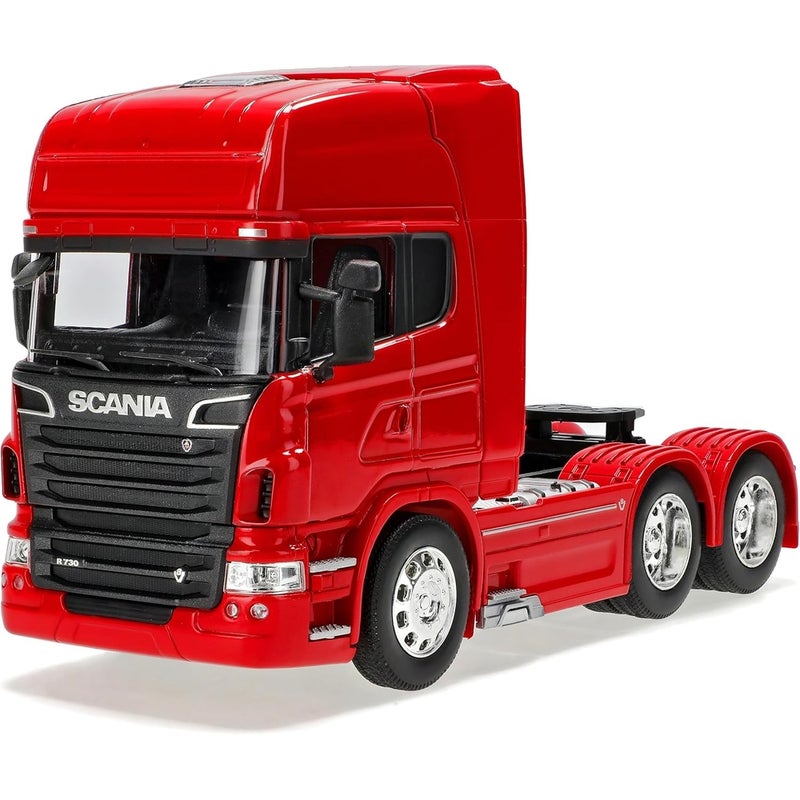 Welly - Scania V8 R730 1/32 Diecast Model - Red - 32670L - Image 1