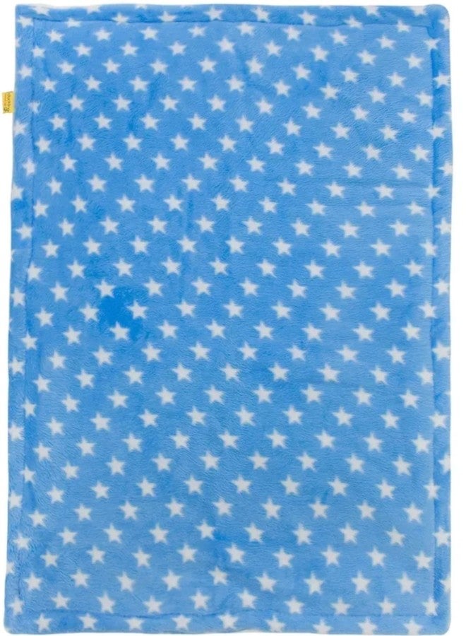 First Kick Baby Blanket New Born Pack of Wrapper Durable Fleece Polyester Cum Baby Crib Sheet for Baby Boys and Baby Girls, 107 cm X 85 cm, 0-12 Months Sky Blue - Image 4