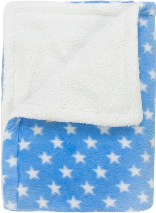 First Kick Baby Blanket New Born Pack of Wrapper Durable Fleece Polyester Cum Baby Crib Sheet for Baby Boys and Baby Girls, 107 cm X 85 cm, 0-12 Months Sky Blue - Image 3