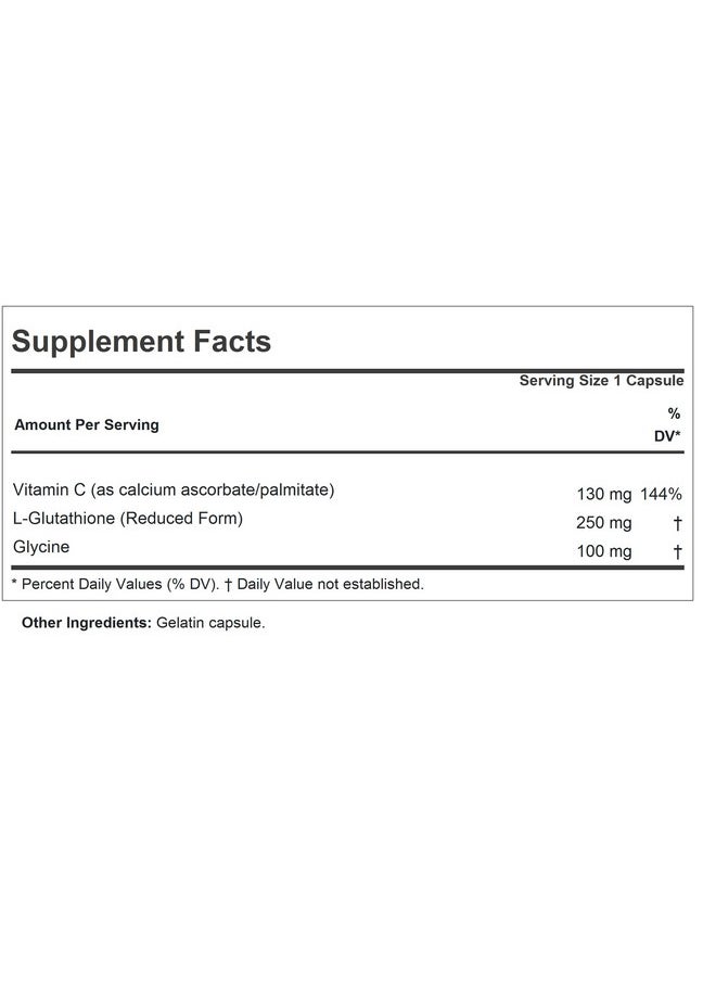 ANDREW LESSMAN Glutathione 250 mg - 60 Capsules - Powerful Antioxidant, Reduces Oxidative Stress. Bioavailable, Protects Cells, Tissues and Organs. Supports Immune Health. Easy-to-Swallow Capsules. - pzsku/Z437FD5392E91EDFE7DDAZ/45/_/1735907517/409beebc-8b31-4816-b376-354aadafd752