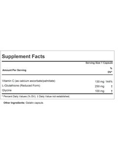 Andrew Lessman ANDREW LESSMAN Glutathione 250 mg - 60 Capsules - Powerful Antioxidant, Reduces Oxidative Stress. Bioavailable, Protects Cells, Tissues and Organs. Supports Immune Health. Easy-to-Swallow Capsules.  - Image 2