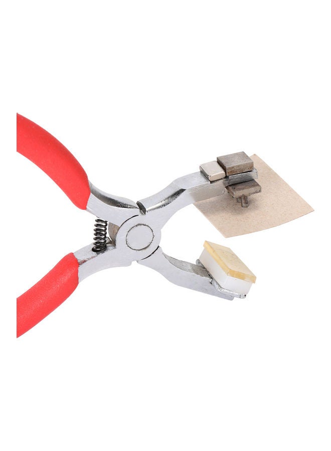 NIBEMINENT 3-Piece Hole Puncher Set Red/Silver  - Image 3