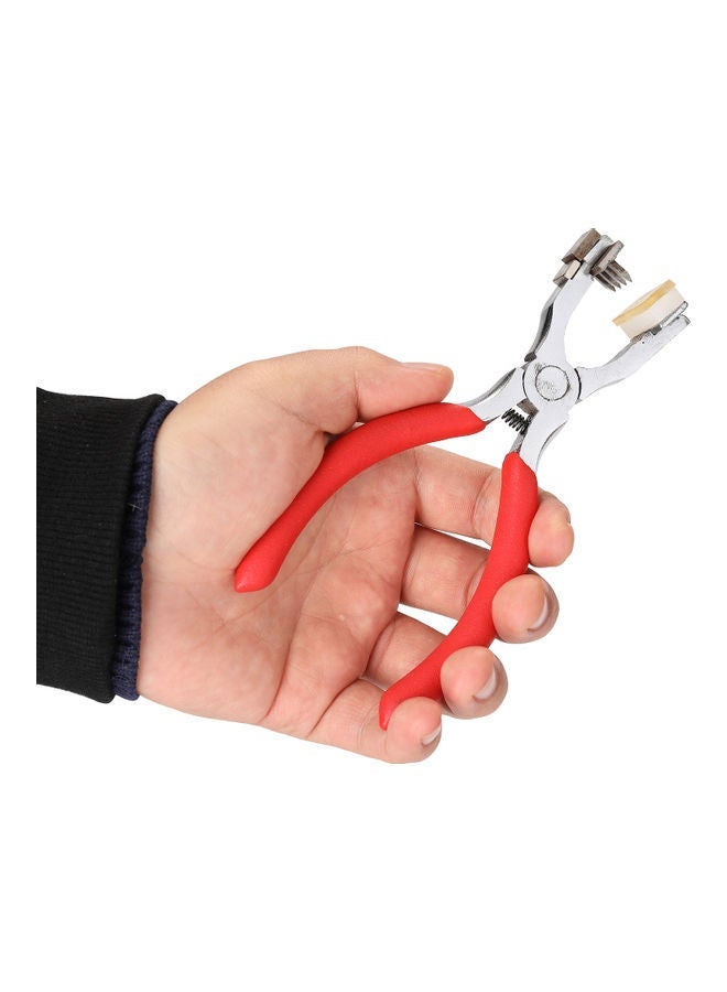 NIBEMINENT 3-Piece Hole Puncher Set Red/Silver  - Image 5