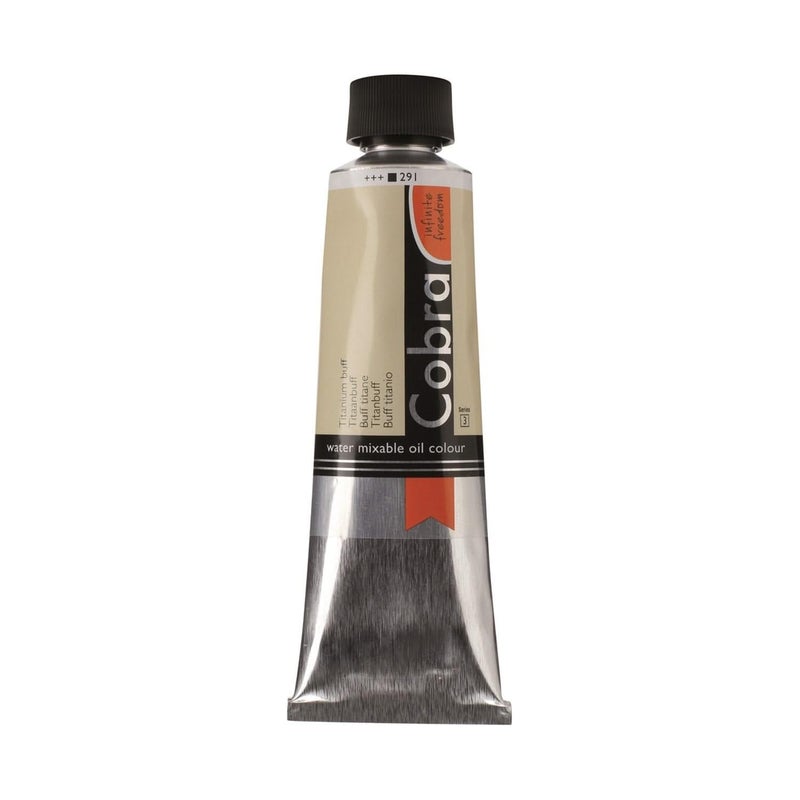 Cobra Water-Mixable Oil Color 40 ml Tube - Titan Buff - Image 4