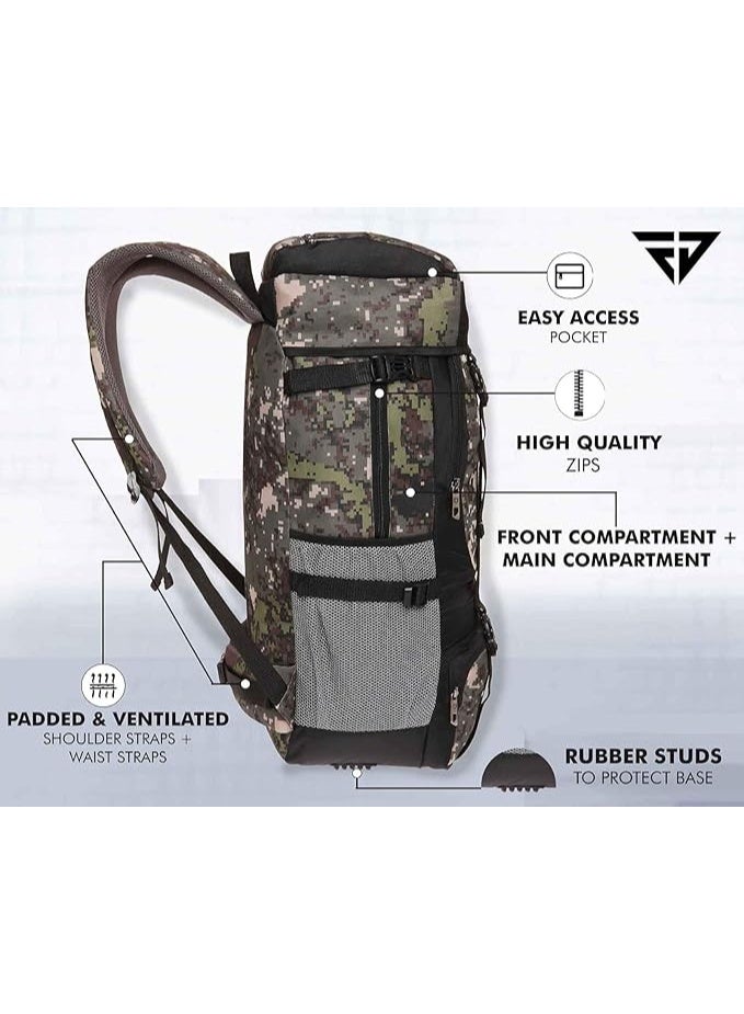 Fur Jaden 55 LTR Rucksack Travel Backpack Bag for Trekking, Hiking with Shoe Compartment - Image 4