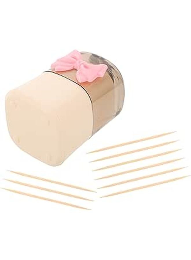 Automatic Pop Up Toothpick Dispenser Holder With Lid For Kitchen Restaurant Table - Image 1