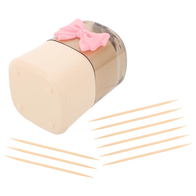 Automatic Pop Up Toothpick Dispenser Holder With Lid For Kitchen Restaurant Table - Image 2
