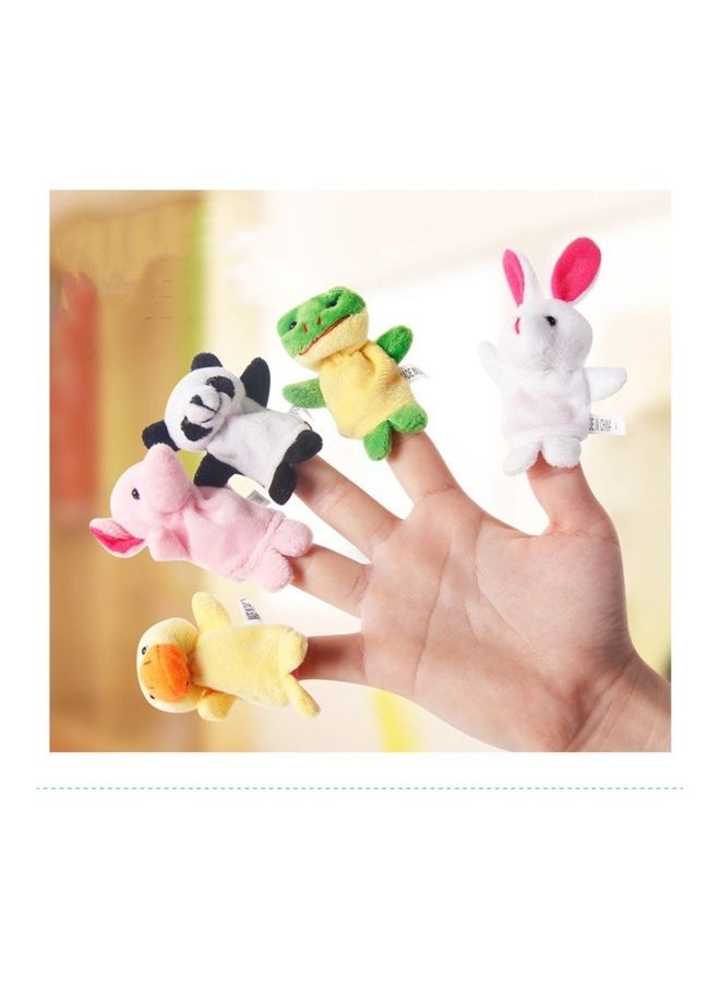 نيبمينينت مجموعة دمى إصبع لينة بطابع حيوانات رسومات كرتونية من 10 قطع 10x10سم - Image 4