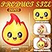 Soaoo 24 Pcs Fire Stress Balls Fake Fire Funny Squeeze Stress Relief Balls Toys for Adults Fidget Toy Therapy Fidget Appreciation Gifts for Christmas Office Coworker Birthday Office Stuffer - Image 4