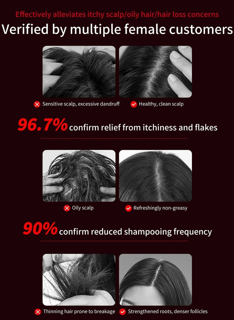 ACHAS Hair Massager, Portable Smart Scalp Hairbrush, Multifunctional 3-in-1 Electric Scalp Massage Comb, Head Massager - Image 5