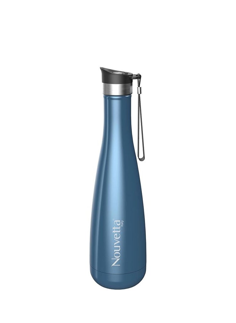 Atlasware Nouvetta LUFT DOUBLE WALL BOTTLE 750 ML - BLUE METALLIC  - Image 2
