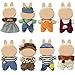 Ezcora Clothes for Doll 8 Pack Doll Outfits for 17cm Doll Perfect for Play and Display Accessories for Dolls Collectors No Dolls Set 9 - Image 3