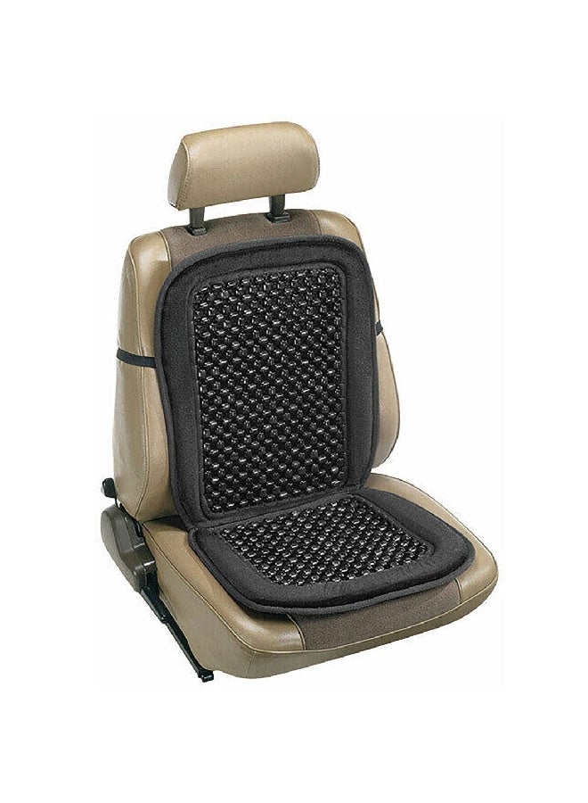 كاستوم أكسيسوريز وسادة مقعد سيارة بملمس المخمل مع فقاعات تدليك باللون الأسود وبأبعاد 23 × 1.5 × 18 إنش 18462 - Image 3