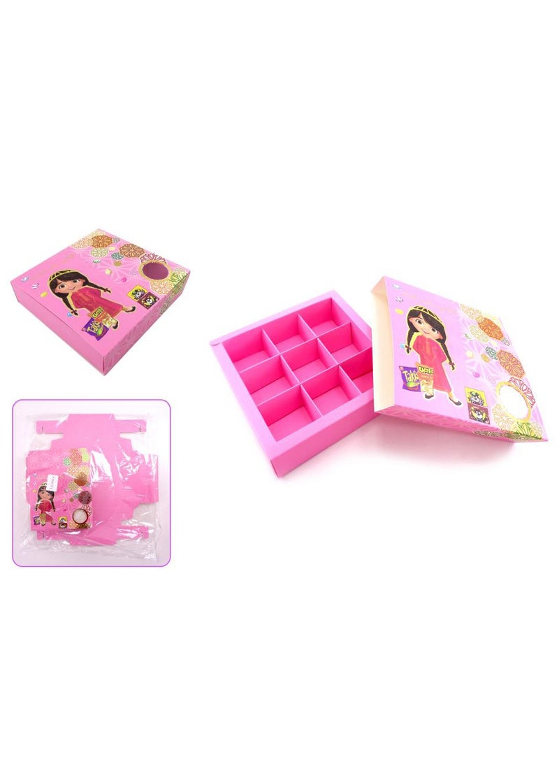 AL QADAH - Chocalate Gift Box 15x15x3.8Cm - Image 1