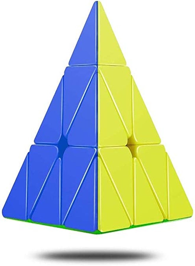 AUTHFORT Speed Cube Combo Of Megaminx And Pyraminx Pyramid Triangle High Speed Stickerless Magic Puzzle Cube For Kid (2 Pieces) - Image 2